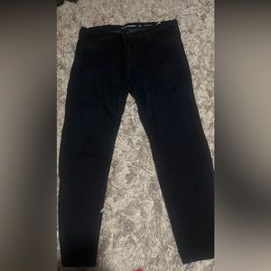 amazon essentials black jeans size 42x32 slim minced